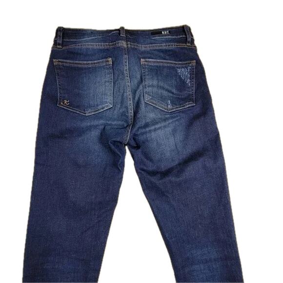 Kut from the Kloth Mia High Rise Slim Fit Skinny (Dark Goodly Wash) Size 2 - Picture 13 of 16